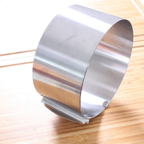 Stainless Steel Cake Ring Adjustable Round Cake Mold Mousse Ring Baking Tool - Image 3