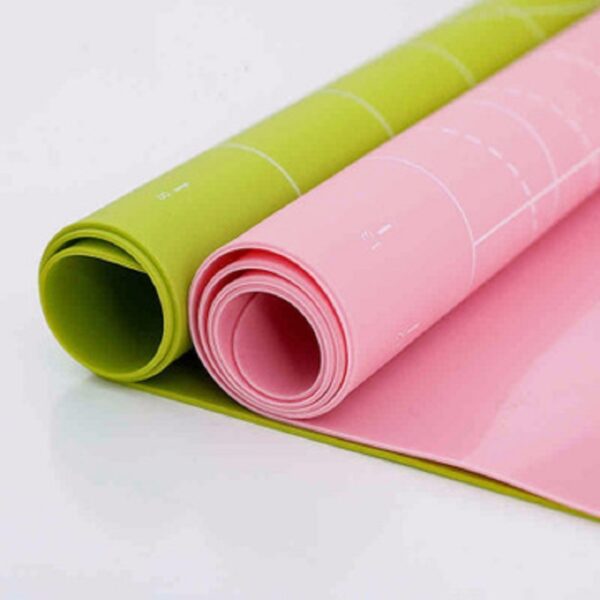 Non-Stick Silicone Dough Rolling Mat Sheet, Kneading Rolling Baking Pad with Measurement Scale Pastry Baking Mat Tool - Image 7