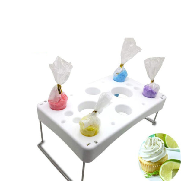 Cake Pastry Bag Holder Tray Stand Icing Bag Rack Cake Decoration Tool Baking Organizer - Image 2