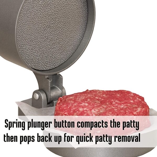 1pc Crab Cake And Sausage Press, Burger Press Makes 4 1/2" In Diameter, 1/4 Lb To 3/4 Lb, Patty Ejector - Image 5