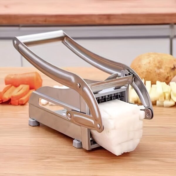 1pc, French Fry Cutter, Stainless Steel Fruit Cutter, Vegetable Cutter, Potato Slicer, Vegetable Chopper, Onion Chopper, Food Chopper, Potato Chopper - Image 3