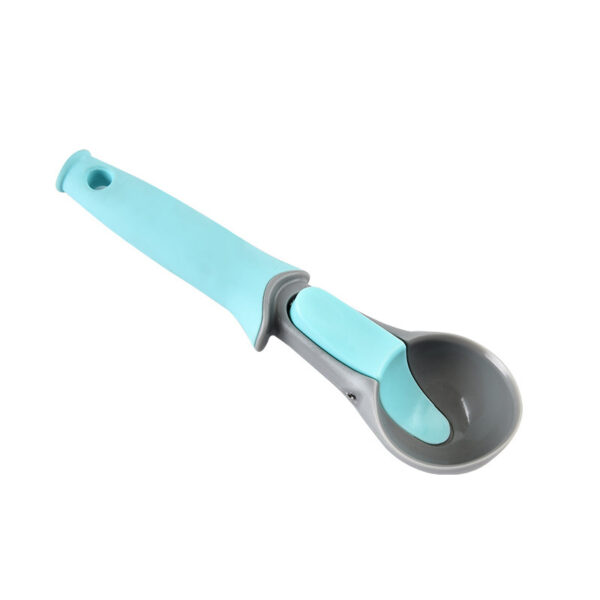 Non-stick Ice Cream Scoop with Easy TPR Material Trigger Release Spoon Anti-Freeze Plastic Lever Scoop for Cookies Ice Cream Fruit Baller - Image 4