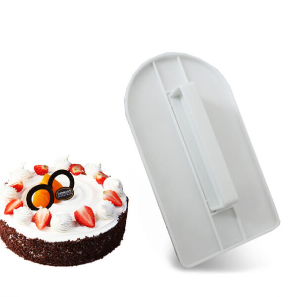 Cake Icing Smoother Cake Scraper Tool Cake Fondant Polisher Plastic Cake Decorating Tool Baking Tool - Image 2