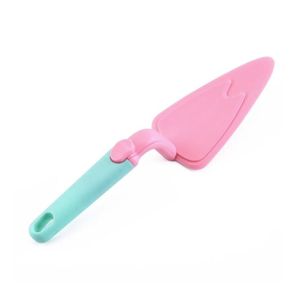 Cake Shovel Plastic Cake Server with Trigger Non-Stick Cake Spatula Knife for Pie Pizza Cheese Pastry Server Cake Divider Baking Tools - Image 2