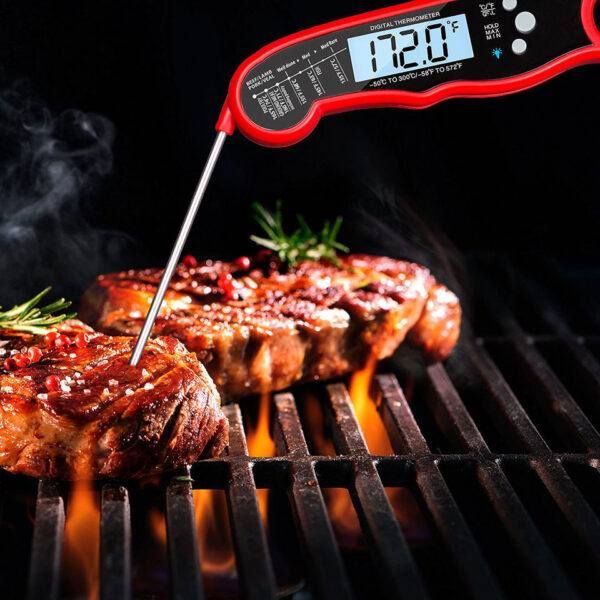 Outdoor BBQ Accurate LED Instant Read Waterproof Food Meat Electronic Digital Kitchen Thermometer - Image 8