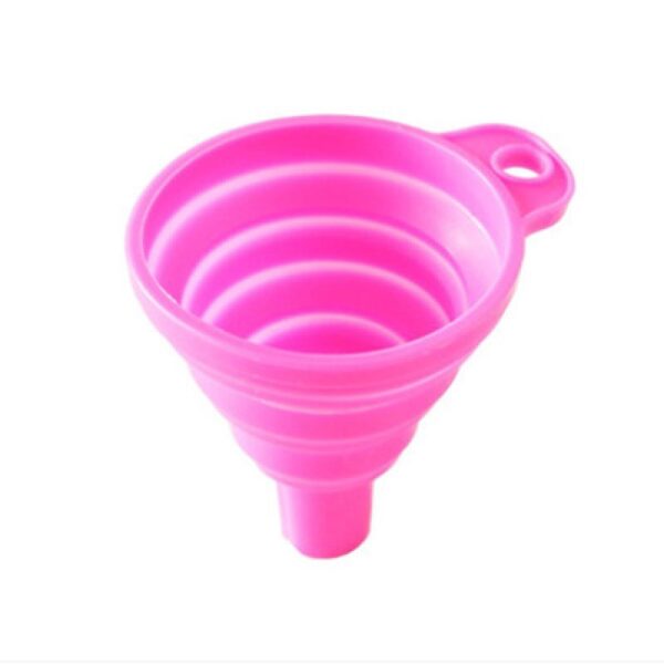 1pc Silicone Small Funnel;  Retractable Folding Funnel - Image 5