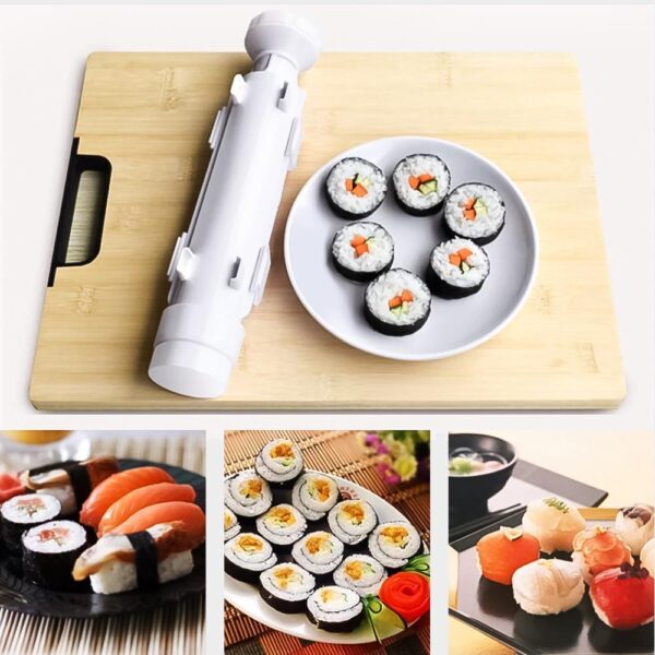 Quick Sushi Maker Roller Rice Mold Vegetable Meat Rolling Gadgets DIY Sushi Device Making Machine Kitchen Ware - Image 4