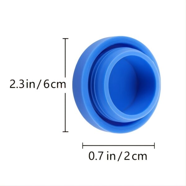 1 Pack 5 Gallon Water Jug Cap Reusable; Non-Spill 55mm/2.17in Water Bottle Caps; Silicone Replacement Cap Lids Anti Splash - Image 6