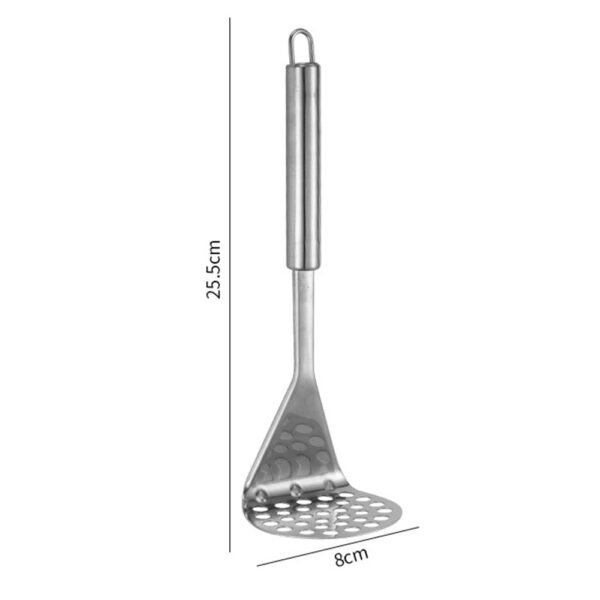 Stainless Steel Manual Potato Press; Baby Food Masher; Wavy Potato Press; Kitchen Gadgets - Image 2