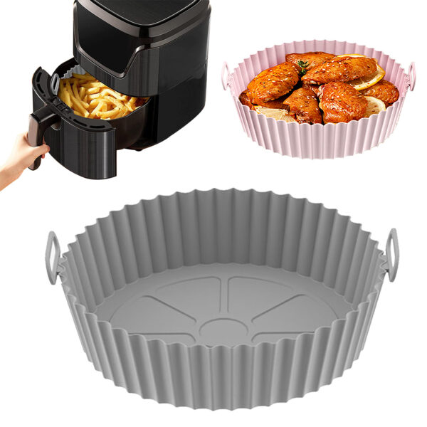 1/2pcs Air Fryer Silicone Pot; Reusable Air Fryer Liners; Silicone Air Fryer Basket; Food Safe Air Fryer Accessories - Image 10