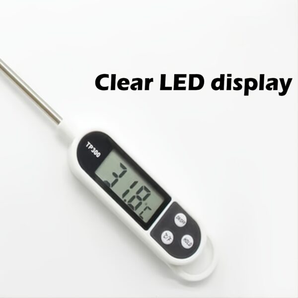 1pc; -58F?~572F?; 304 Food Grade Stainless Steel; Probe Type Electronic Thermometer - Image 5