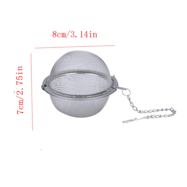 1pc/3pcs; Stainless Steel Seasoning Ball; Household Tea Ball - Image 6