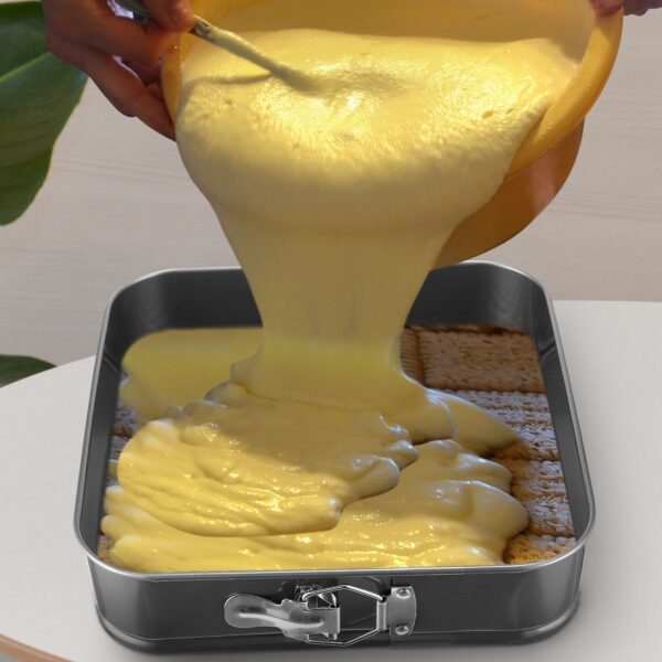 Non Stick Springform Cake Pan Leakproof 9in 10in 11in Bakeware Pan with Removable Bottom 3Pcs Per Set - Image 2