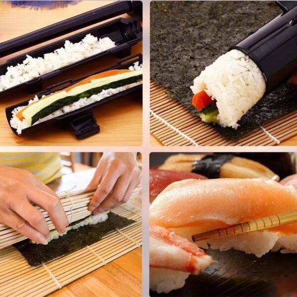 DIY Sushi Maker Roller Rice Mold Sushi Making Machine Vegetable Meat Rolling Device Onigiri Mold Sushi Tools Kitchen Accessories - Image 8