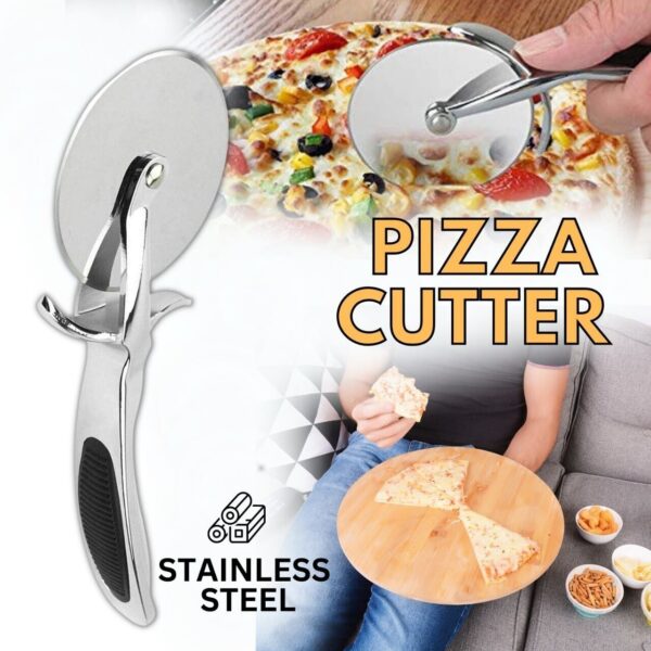 Pizza Cutter Wheel Kitchen Pizza Slicer Cutting Tool Stainless Steel Easy To Cut - Image 11