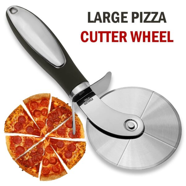 Pizza Cutter Wheel Kitchen Pizza Slicer Cutting Tool Stainless Steel Easy To Cut - Image 14