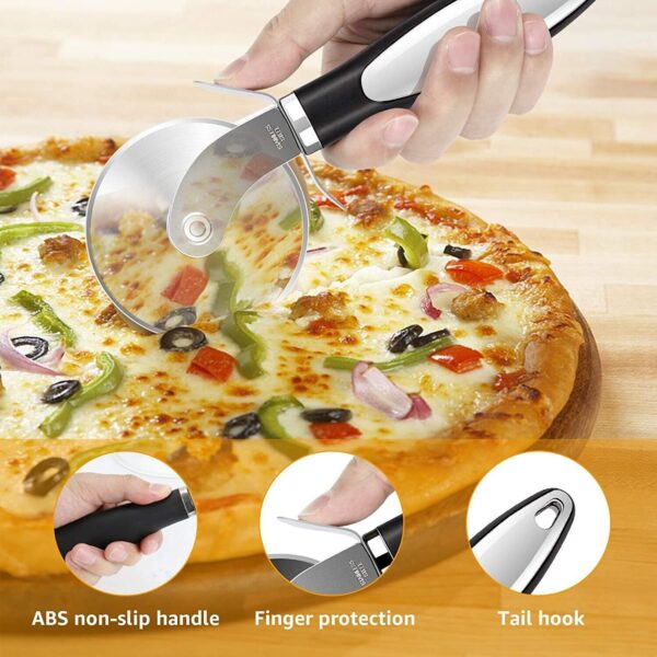 Pizza Cutter Wheel Kitchen Pizza Slicer Cutting Tool Stainless Steel Easy To Cut - Image 4