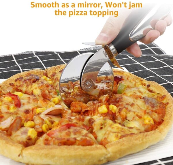 Pizza Cutter Wheel Kitchen Pizza Slicer Cutting Tool Stainless Steel Easy To Cut - Image 5