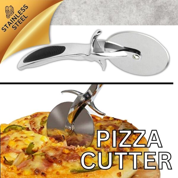 Pizza Cutter Wheel Kitchen Pizza Slicer Cutting Tool Stainless Steel Easy To Cut - Image 6