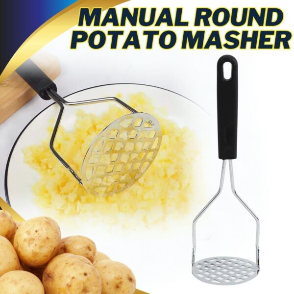 Potato Masher Stainless Steel Wire Masher, Potato Press Smasher Mashed Potatos - Image 11