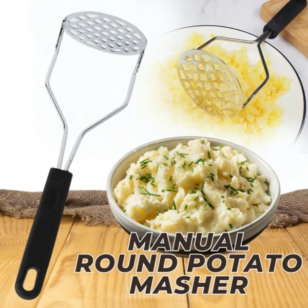 Potato Masher Stainless Steel Wire Masher, Potato Press Smasher Mashed Potatos - Image 9