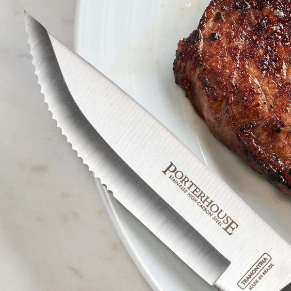 Tramontina 4 Pc 5 in Porterhouse Steak Knife Set - Image 2