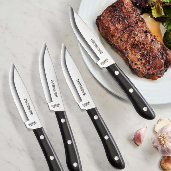 Tramontina 4 Pc 5 in Porterhouse Steak Knife Set - Image 3