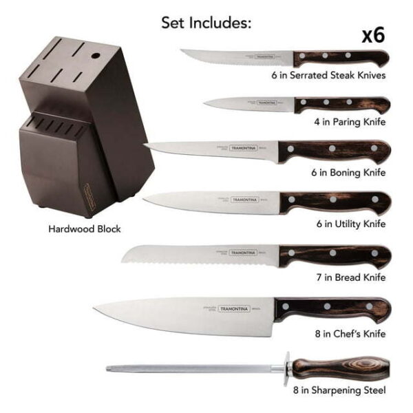 Tramontina 13 Piece Knife Set - Image 2