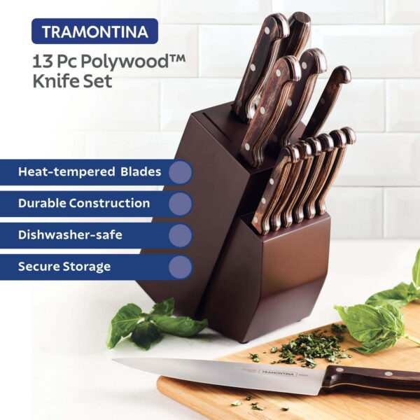 Tramontina 13 Piece Knife Set - Image 3