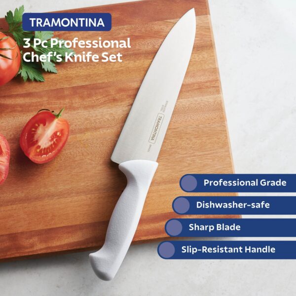 Tramontina Pro-Series 3 Piece Chefs Knife Set - Image 2