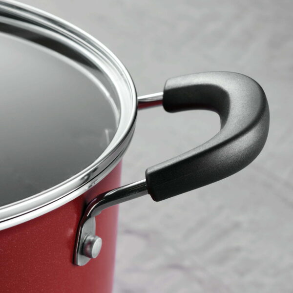 Tramontina Everyday 5 Qt Aluminum Nonstick Covered Dutch Oven Metallic Red - Image 2