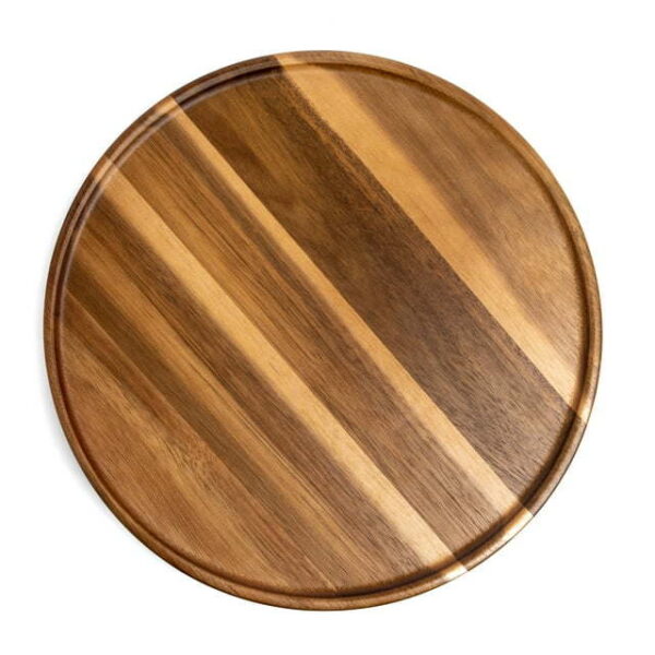 Better Homes & Gardens Acacia Wood Round Cake Stand - Image 2