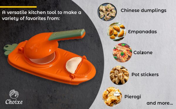 2-in-1 Manual Dough Press. Dumpling Empanada Pastries Maker - Image 7