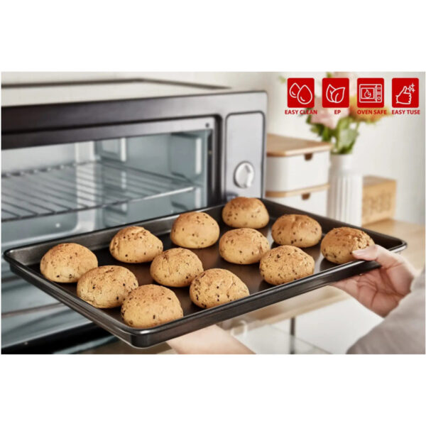 Cookie Sheets Non-stick Baking Sheet Set With Non-stick Jelly Roll Pan;  Rack;  Cookie Scoop;  Spatula - Image 4