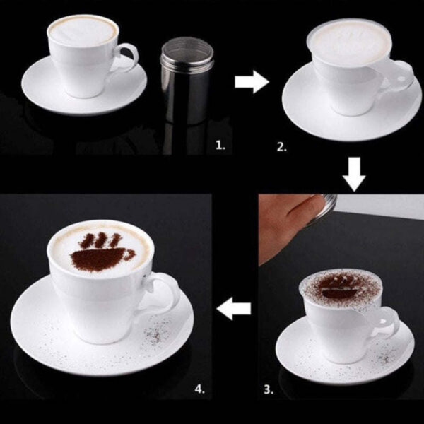 Latte Lover's Coffee Design Topper Tool In 2 Pak - Image 4