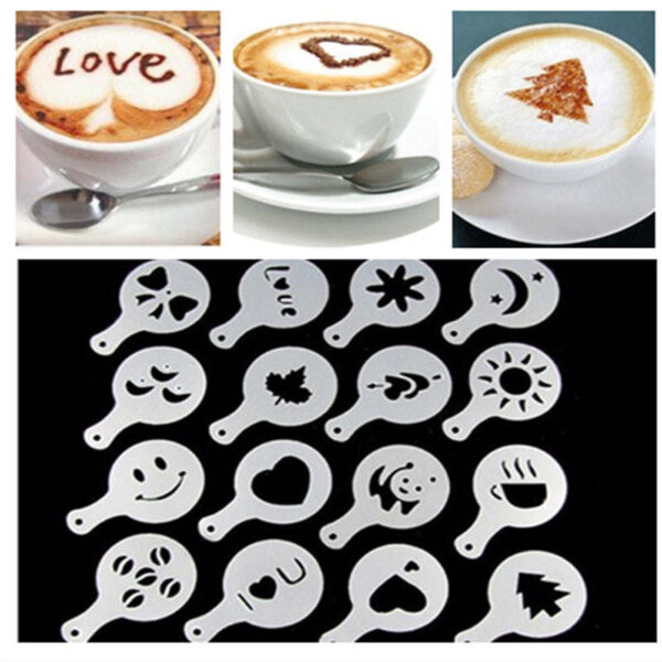 Latte Lover's Coffee Design Topper Tool In 2 Pak - Image 5