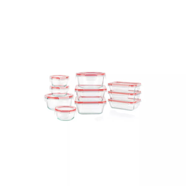 20pc Glass Freshlock Food Storage Set - Image 3