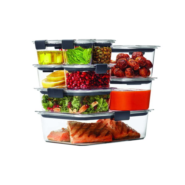 Food Storage Container, 20 Piece Variety Set, Clear Tritan Plastic - Image 3