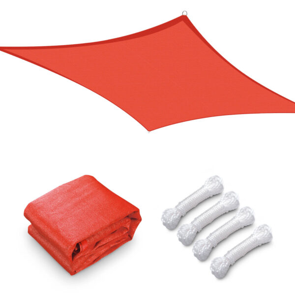 20'x23' Rectangle Sun Shade Sail/ Watermalon Red - Image 6