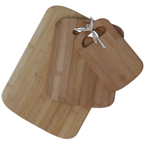 Oceanstar 3-Piece Bamboo Cutting Board Set - Image 2