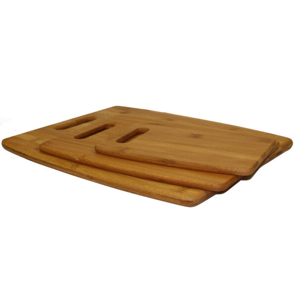 Oceanstar 3-Piece Bamboo Cutting Board Set CB1156 - Image 2