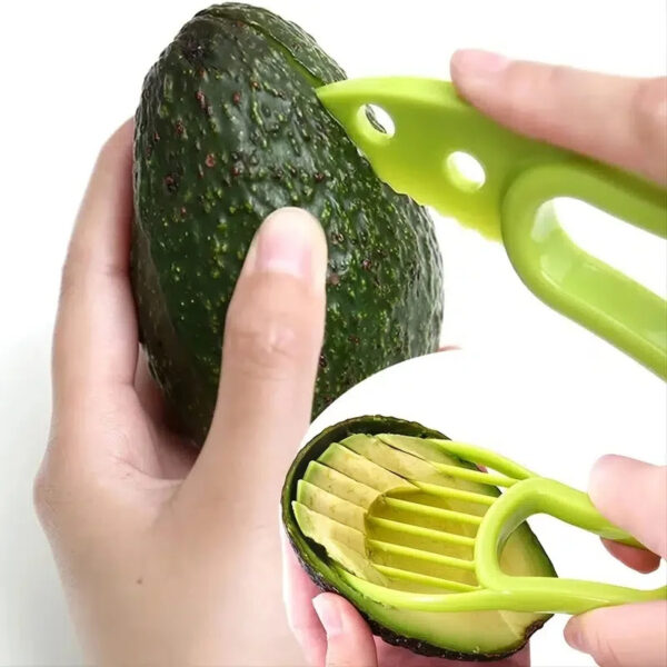 1pc 3 In 1 Multifunctional Avocado Slicer, Avocado Pitters, Avocado Cutter, Kitchen Gadgets - Image 2