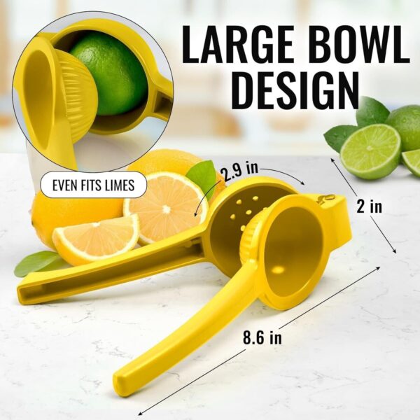 Heavy Duty Metal Orange Citrus Lemon Squeezer Manual Fruit Juicer Press Tool - Image 2