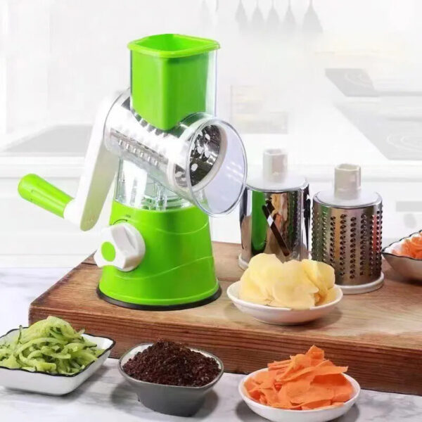 Multifunctional Roller Vegetable Cutter Hand Crank Home Kitchen Shredder Potato Grater - Image 13