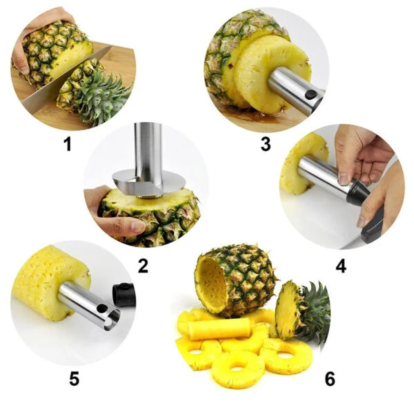 Pineapple Slicer Peeler Cutter Parer Knife Stainless Steel Kitchen Fruit Tools Cooking Tools kitchen accessories kitchen gadgets - Image 3