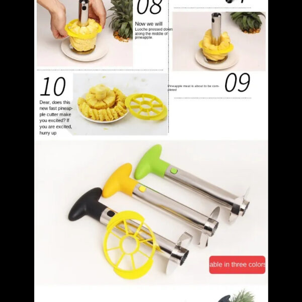 Pineapple Slicer Peeler Cutter Parer Knife Stainless Steel Kitchen Fruit Tools Cooking Tools kitchen accessories kitchen gadgets - Image 15