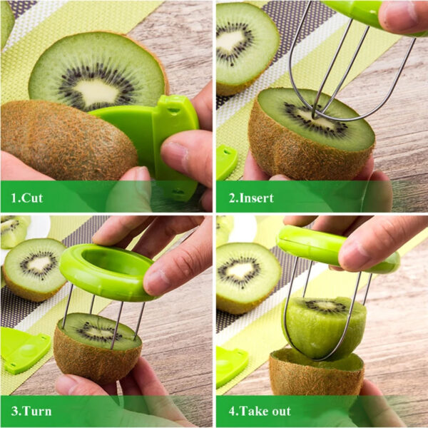 Detachable Kiwi Cutter Kitchen Creative Fruit Peeler Salad Cooking Tools Lemon Peeling Gadgets Kitchen Gadgets and Accessories - Image 7