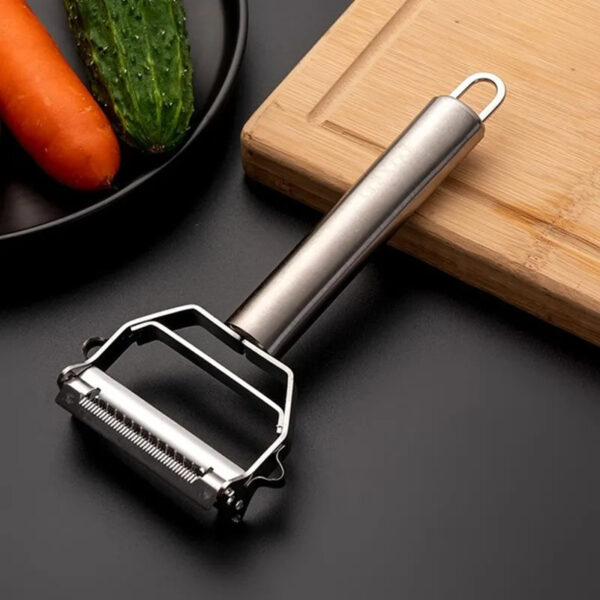 Kitchen Vegetable Peeler Stainless Steel Melon Planer Double-Head Peeler Household Multiple-Function Fruit And Vegetable Peeler - Image 10