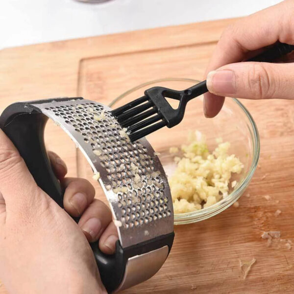 Stainless Steel Garlic Press Crusher Manual Garlic Mincer Chopping Garlic Tool Fruit Vegetable Tools Kitchen Accessories Gadget - Image 6