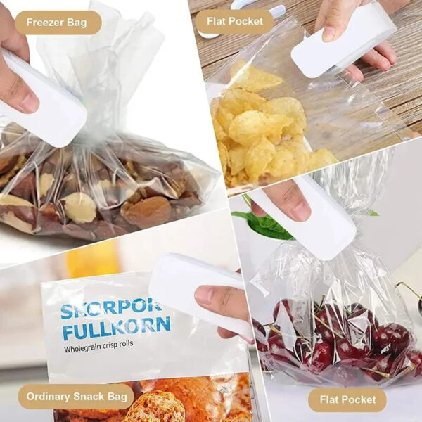 Mini Heat Bag Sealing Machine Package Sealer Bags Thermal Plastic Food Bag Closure Portable Sealer Packing Kitchen Accessories - Image 11